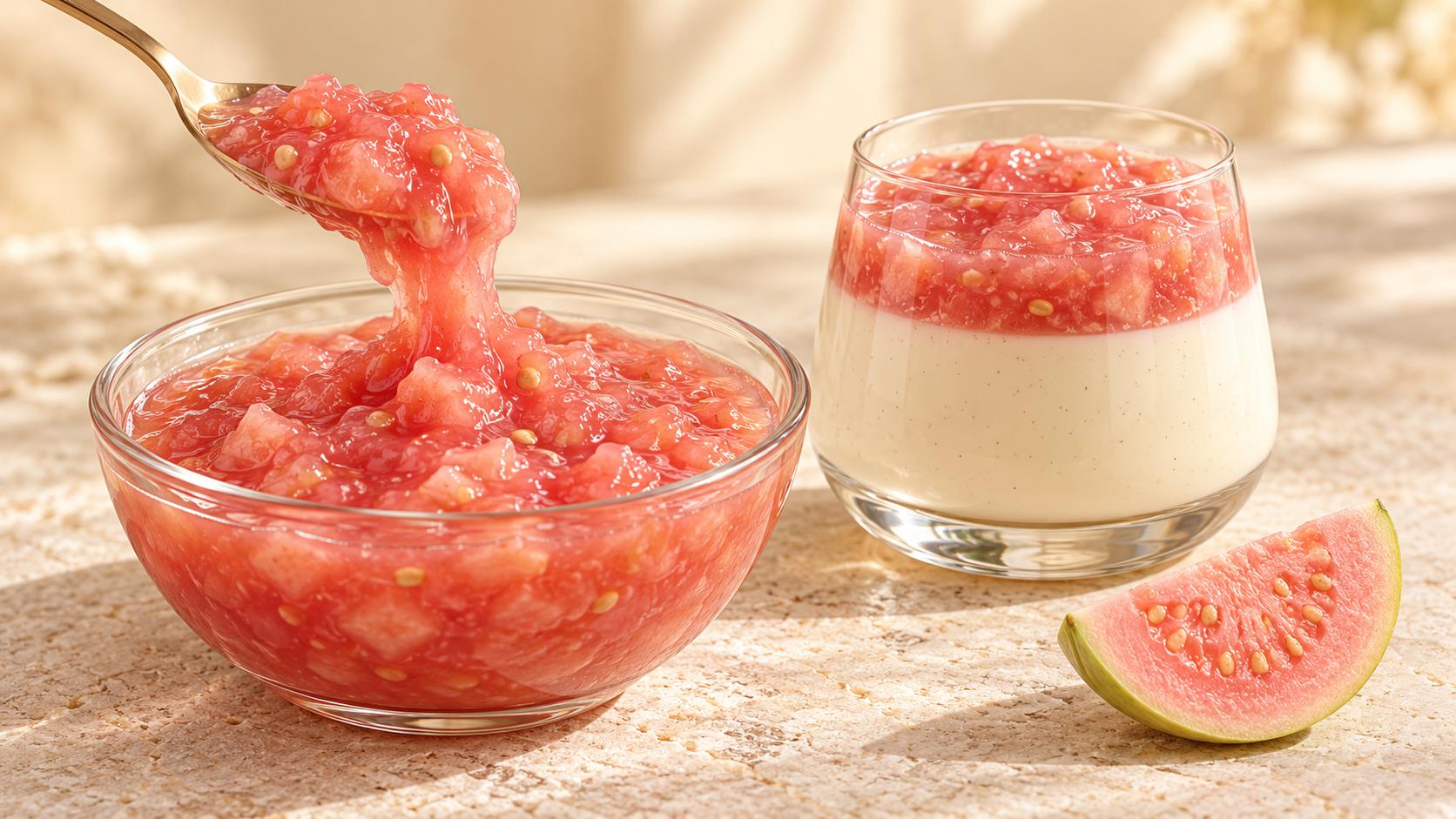 Pink Guava Fruit Crush for commercial food production